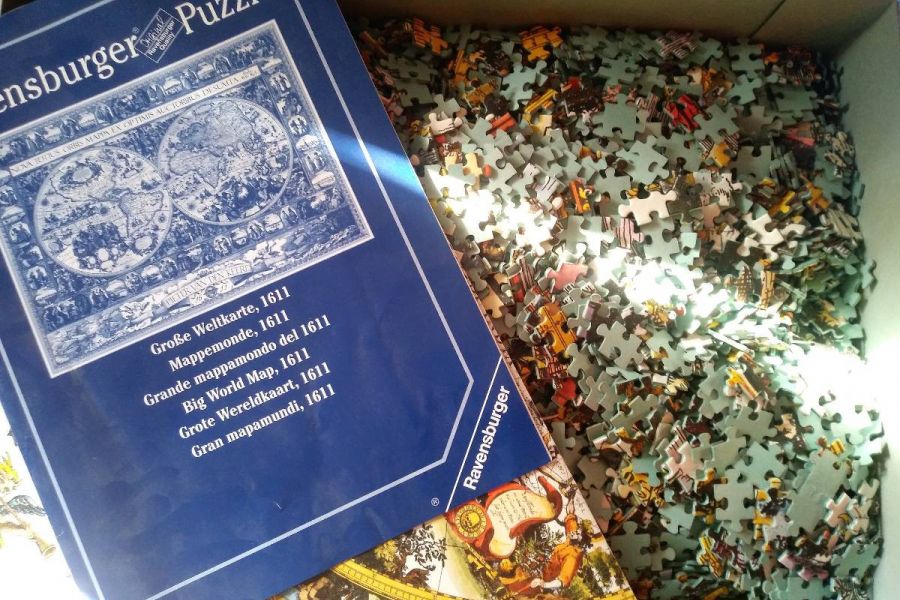 Puzzle antike Weltkarte 9000Teile - Bild 2