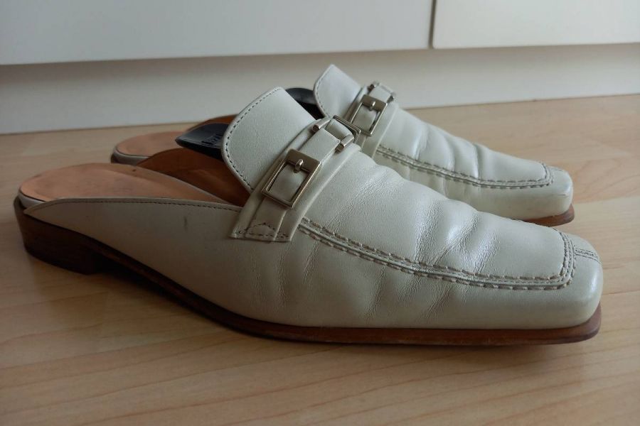 Betty Barclay Sling Sandalen Leder Gr. 39 TOP ZUSTAND - Bild 1