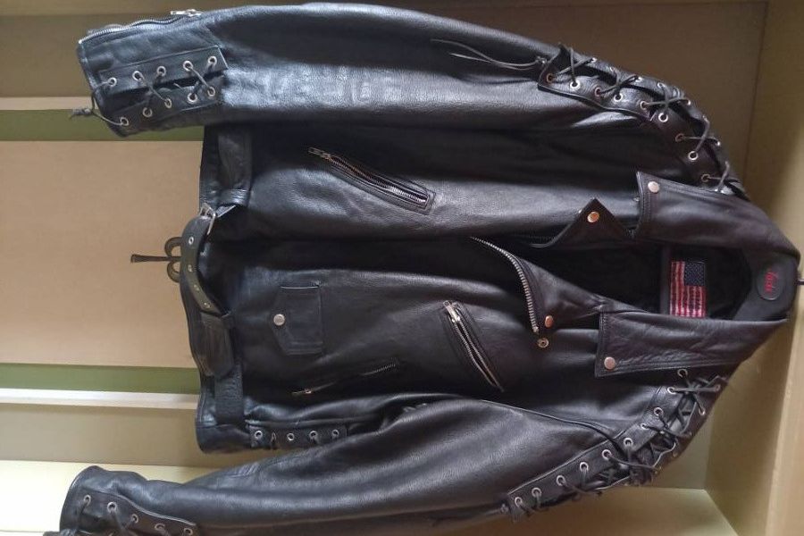 Motorrad Lederjacke - Bild 1