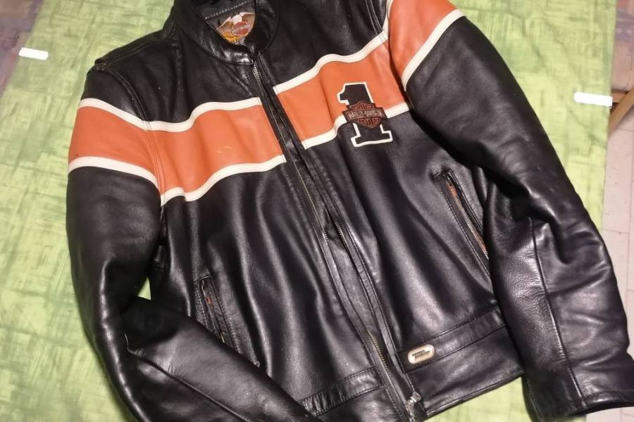 Harley Lederjacke - Bild 1