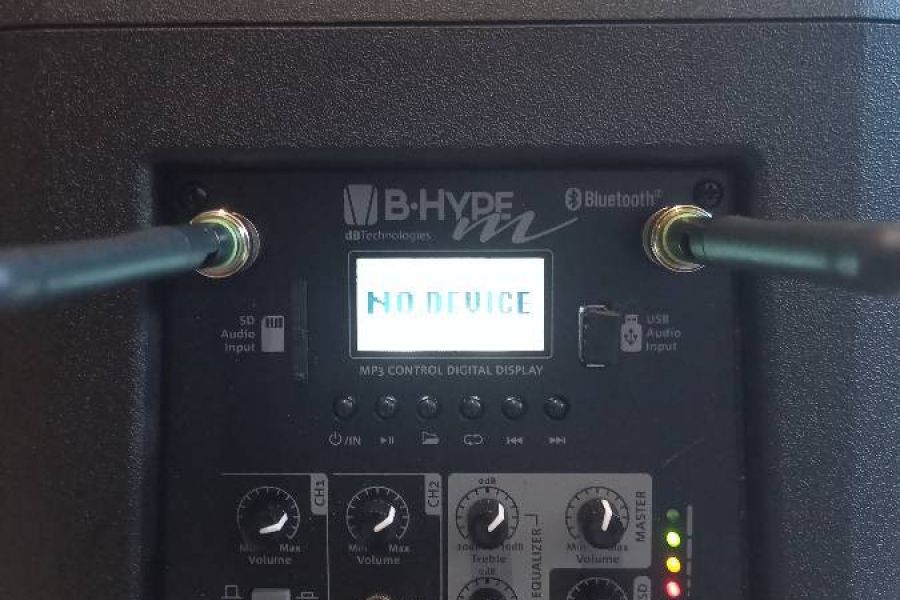 db Technologies B-Hype M HT 863.865 MHz - Akku Lautsprecher + Handset - Bild 1