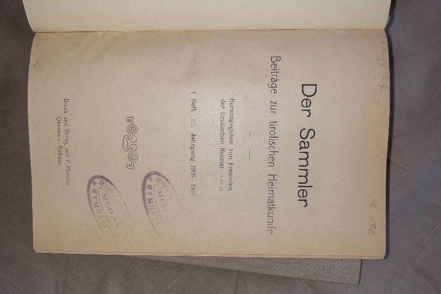 Der Sammler" 1906-1909 gebunden - Bild 3