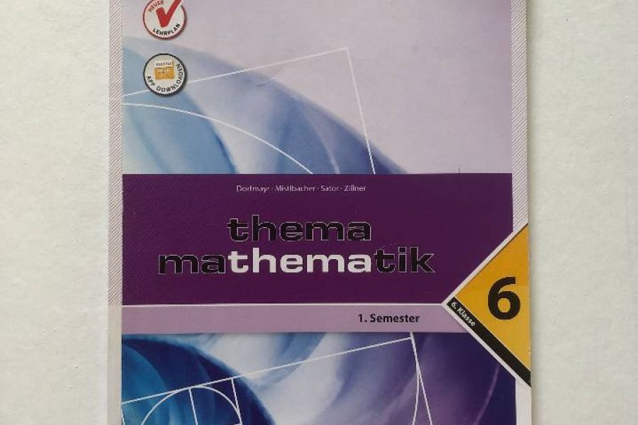 Thema Mathematik 6. Klasse 1. und 2.Semester NEU - Bild 1