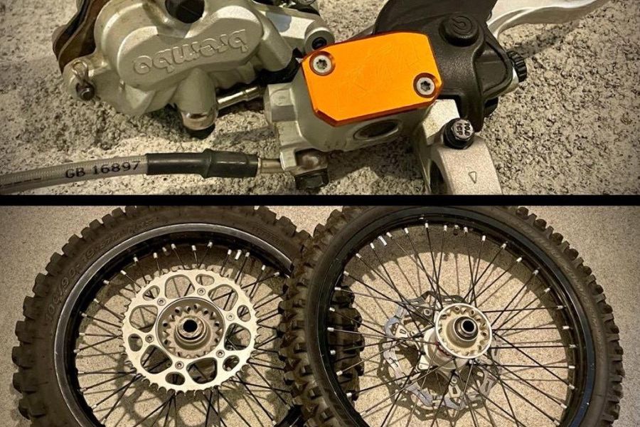 Reifen und Vorderbremse für KTM sx - Bild 2