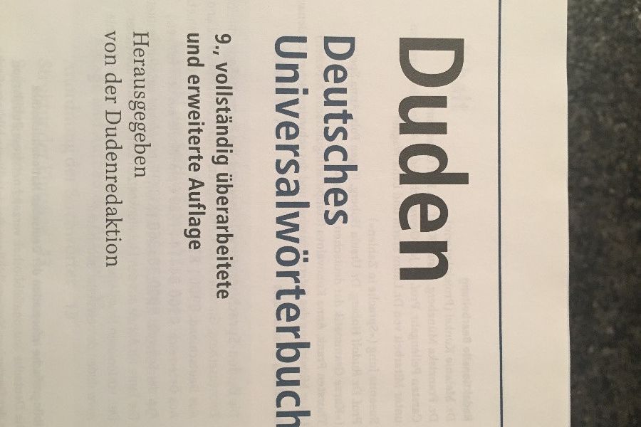 Wörterbuch Duden - Bild 2