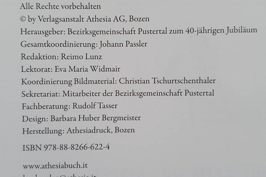 Buch "Unser Pustertal - In Vergangenheit und Gegenwart" - Bild 3