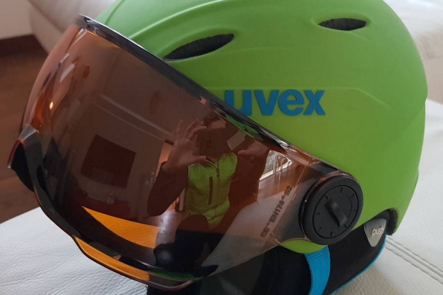 Skihelm mit Visier - Bild 2