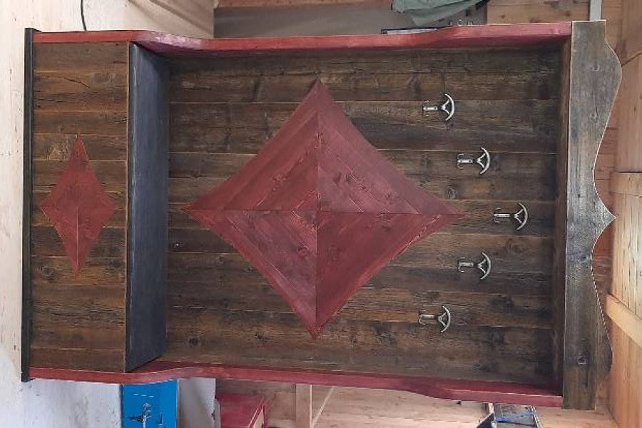 Garderobe aus Altholz - Bild 3