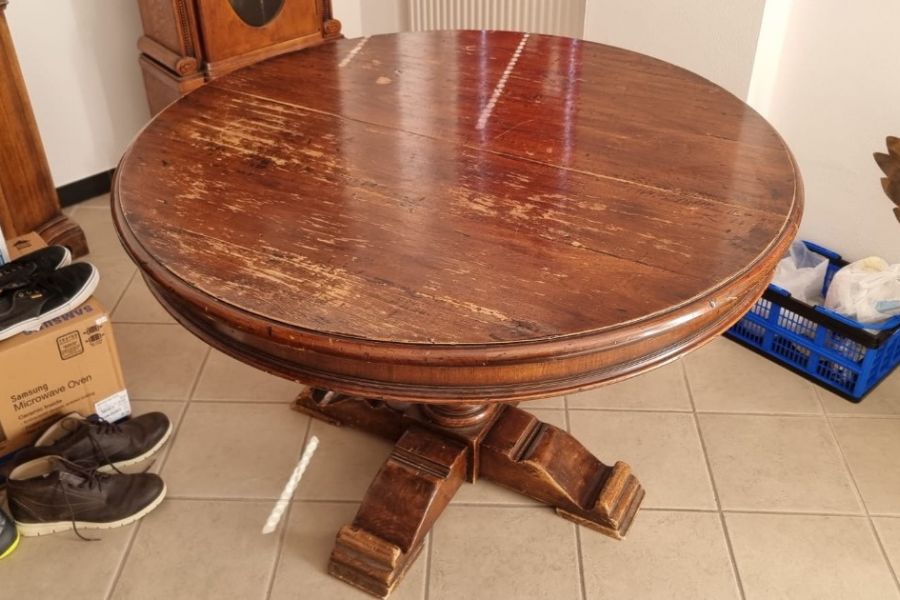 Tisch aus Massivholz mit ausziehfunktion - Bild 2
