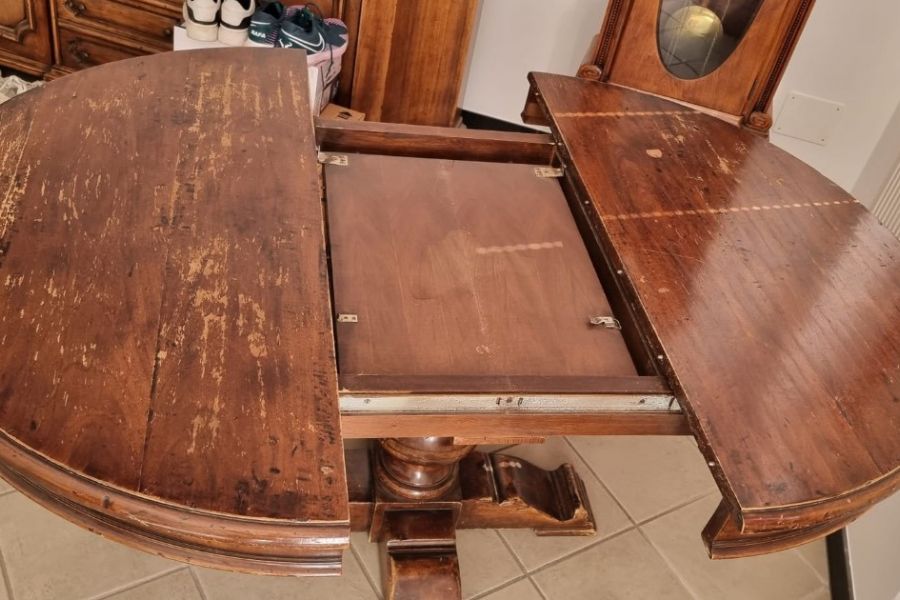 Tisch aus Massivholz mit ausziehfunktion - Bild 3