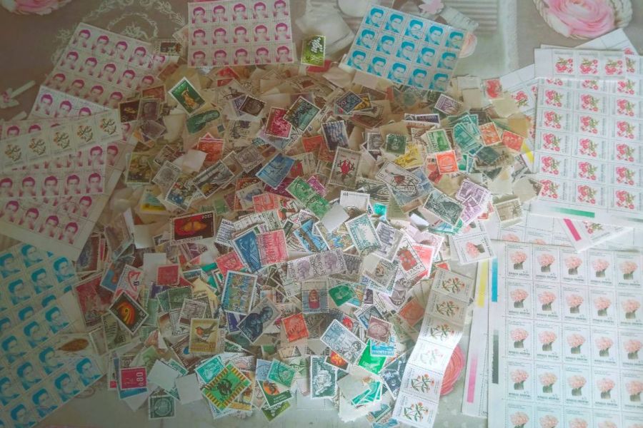 Tauschparter  in Briefmarken - Bild 2