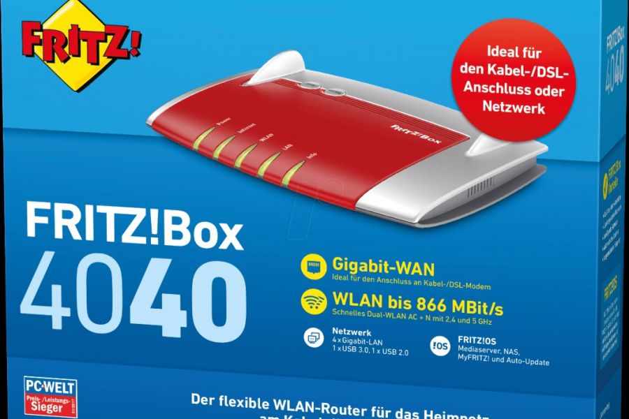 AVM FIRTZ!Box 4040 Wireless Router - Bild 4