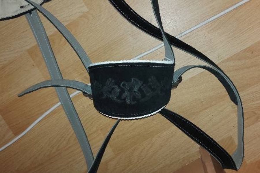 Lederhose schwarz - Bild 2