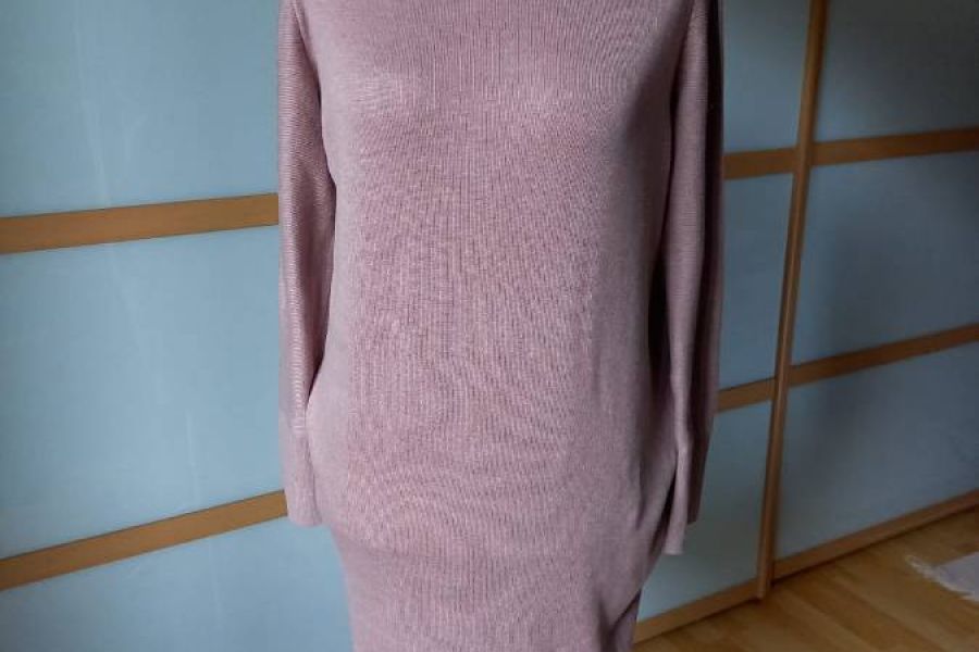 ESPRIT Organic Strickkleid altrosa Gr M DE 38 / IT 44 - WIE NEU - Bild 1