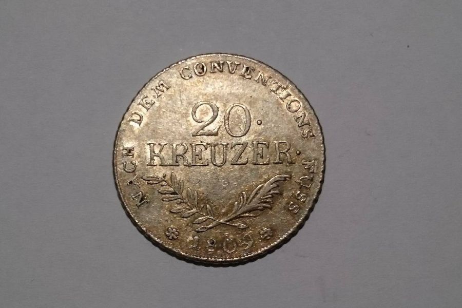 Andreas Hoferszwanziger, 20 Kreuzer-Münze, Tirol 1809 - Bild 2