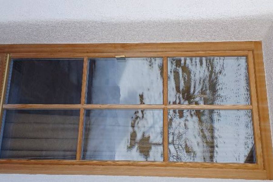 Terrassen oder Balkontür in Lärchenholz abzugeben, Südtirolfenster - Bild 1