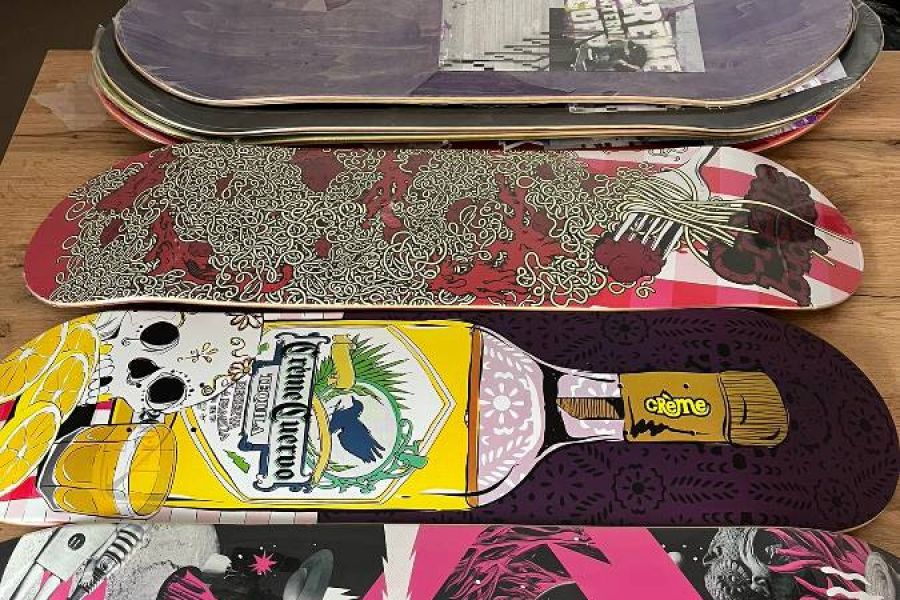Skateboard Deck Crème - neu - Bild 1
