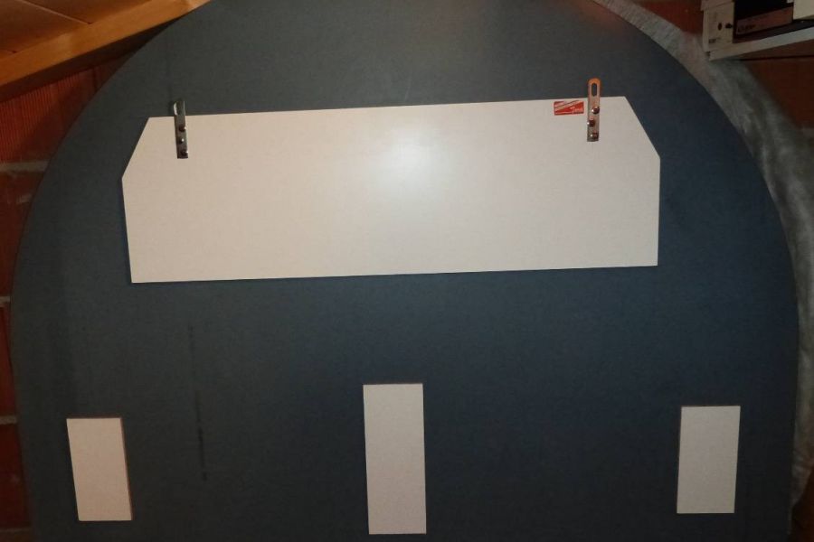 Halbrunder Wandspiegel - Bild 1