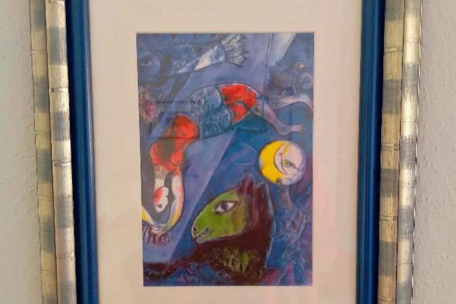 2 Bilder mit Druck von Marc Chagall - Bild 2