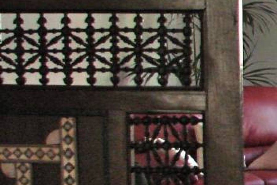 Paravento in legno con inserti in madreperla - mediorientale - Bild 2