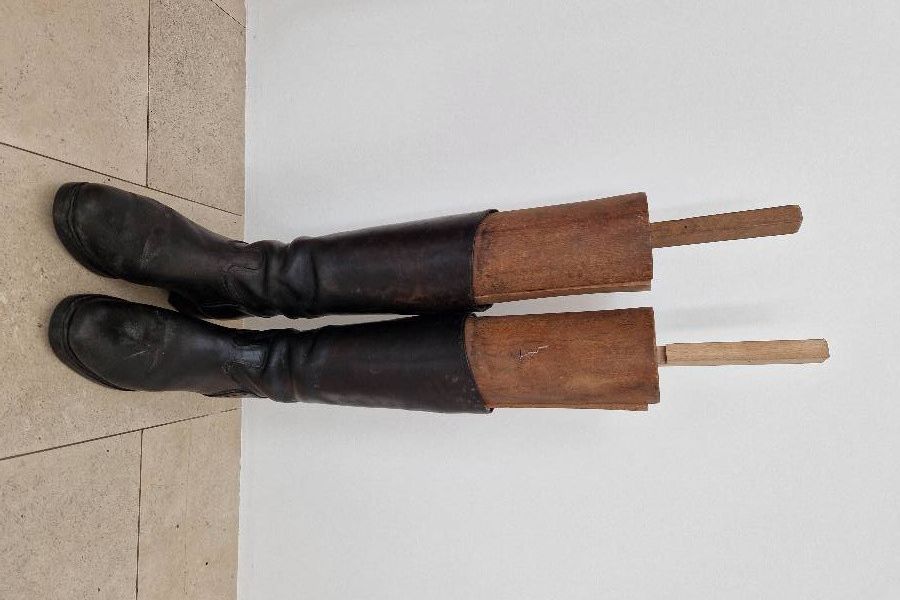 Lederstiefel mit Schuhspanner - Bild 1