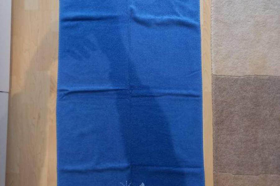 2 BADEHANDTÜCHER Frottee blau mit Walmotiv - für Kinder 70cm x 140cm - Bild 2