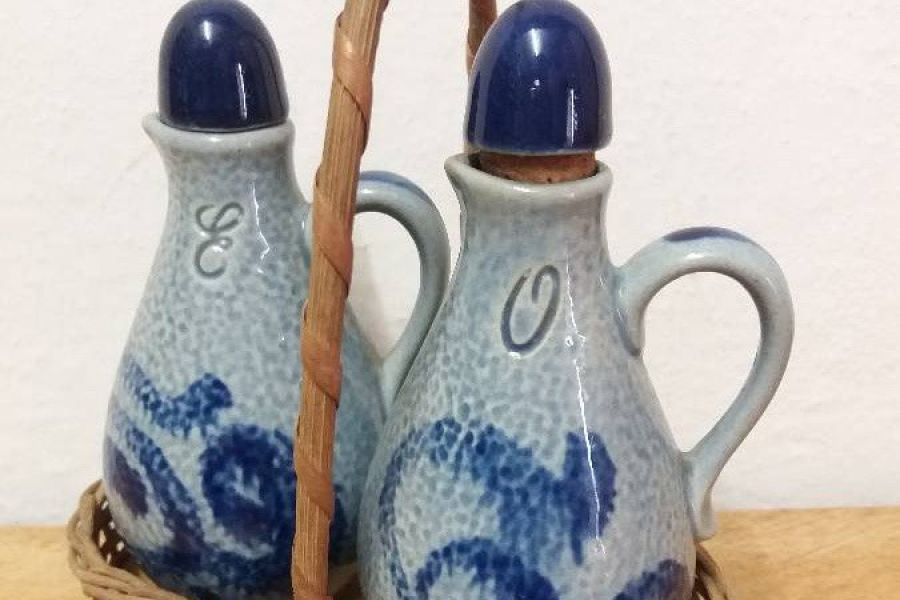 Essig- und Ölset im Retrostil - Bild 3