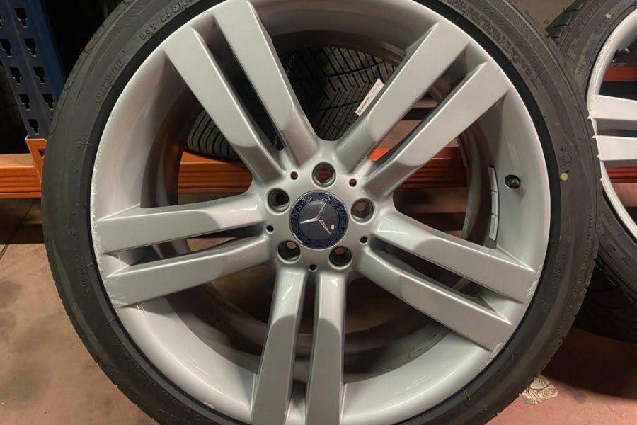 Alufelgen 20 Zoll Org.Mercedes GLK + Premiumreifen Bridgestone Dueler - Bild 1