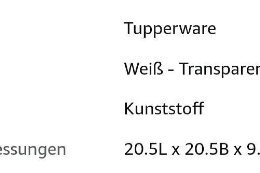 Käseglocke Tupperware - Bild 3