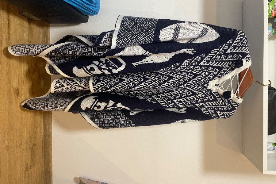 Poncho aus Lamawolle - Bild 2
