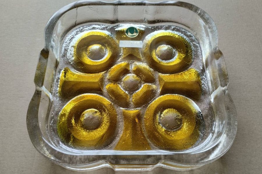 Dekor Kristallglas Tablett - Bild 5
