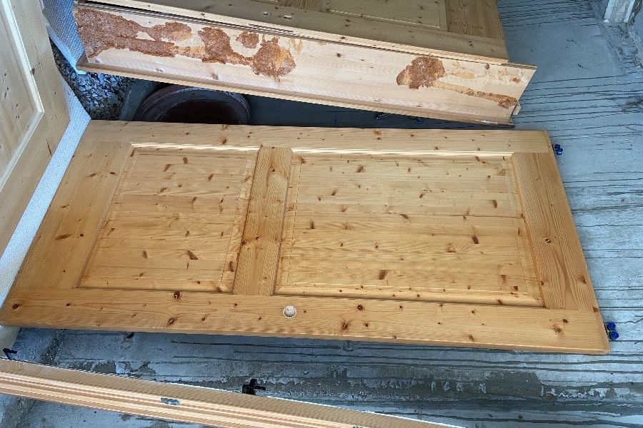Verkaufe Schiebetüren aus Holz - Bild 2