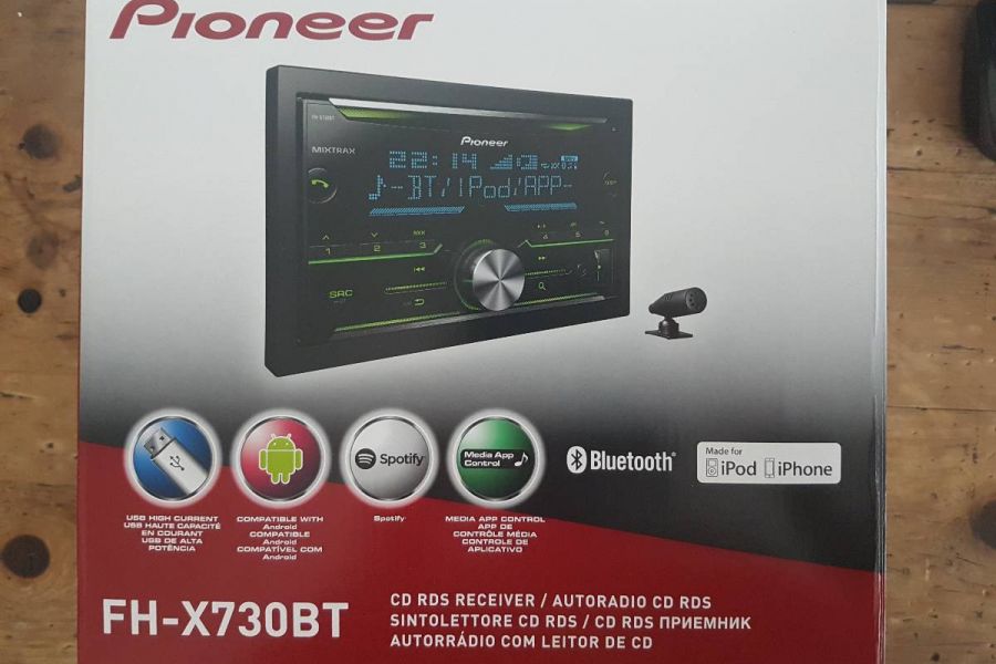 Autoradio PIONEER FH-X730BT CD Bluetooth MP3 USB AUX - Bild 2