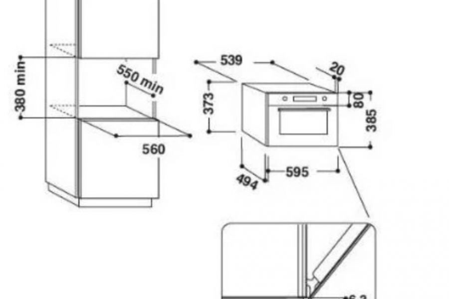 Einbau-Mikrowelle mit Grillfunktion Whirlpool - Bild 1