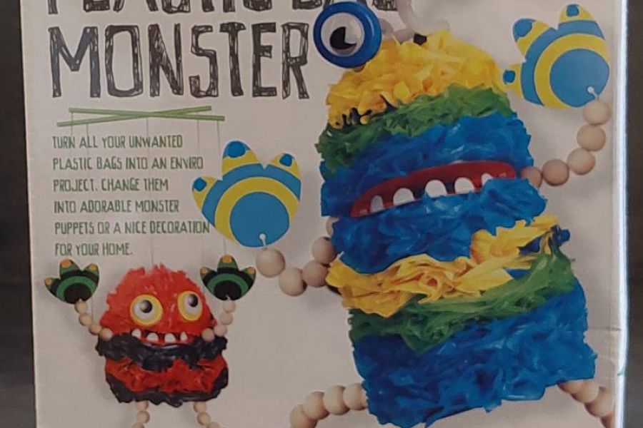 NEU und OVP Bastelset "Plastic bag monster" - Bild 1