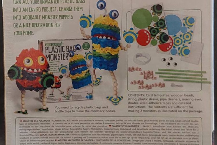 NEU und OVP Bastelset "Plastic bag monster" - Bild 2