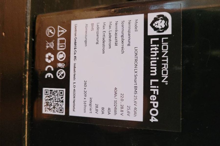 LIONTRON LiFePO4 25,6V 40Ah LX Smart BMS mit Bluetooth - Bild 3