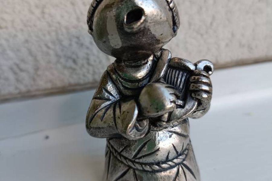 Zinnfigur musizierenden Mönch - Bild 2