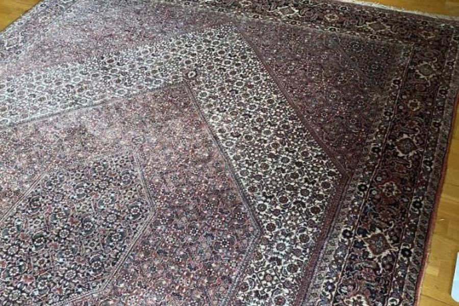 Perser Teppich hochwertig - rot blau beige - handgeknüpft - Bild 1