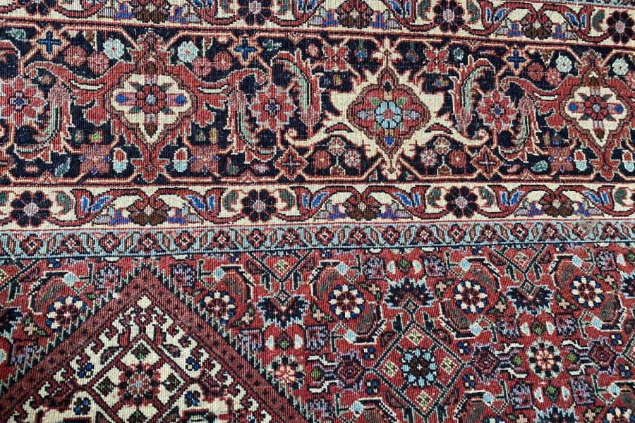 Perser Teppich hochwertig - rot blau beige - handgeknüpft - Bild 2