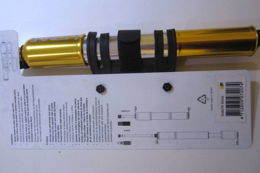 Mountainbike Luftpumpe LEZYNE Alloy Drive M Gold - Bild 4