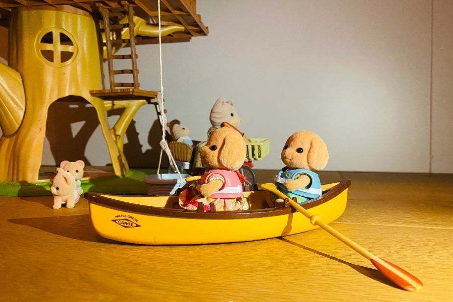 Sylvaner Families - Baumhaus, Kanu, Fahrrad und Figuren - Bild 3