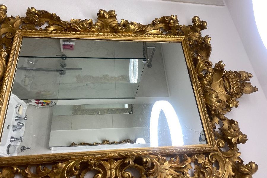 Spiegel vergoldete handgemacht - Bild 1