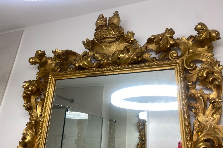 Spiegel vergoldete handgemacht - Bild 2
