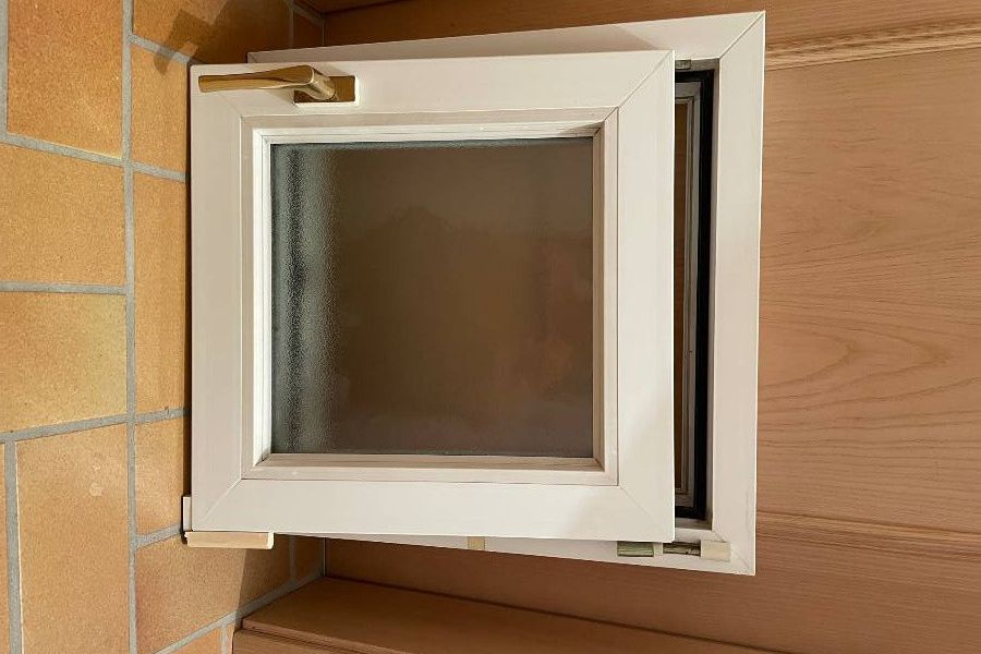2-fach PVC-Fenster mattes Glas - Bild 1