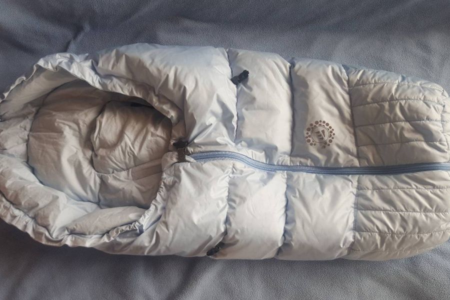 Odenwälder ­Fuß­sack kuschelig mit Daunen small - Bild 1
