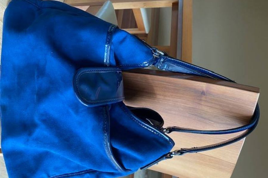 Gelegenheit Komplett Tasche und Schuhe in wunderschönem BLAU - Bild 3