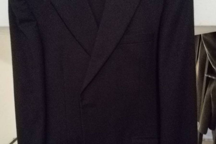 schwarzer Anzug in reiner Wolle gr. 50/52 - Bild 2