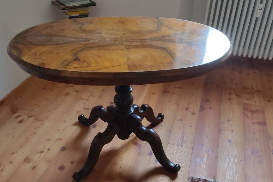 Tisch oval Biedermeier - Bild 1