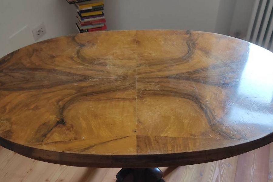 Tisch oval Biedermeier - Bild 2
